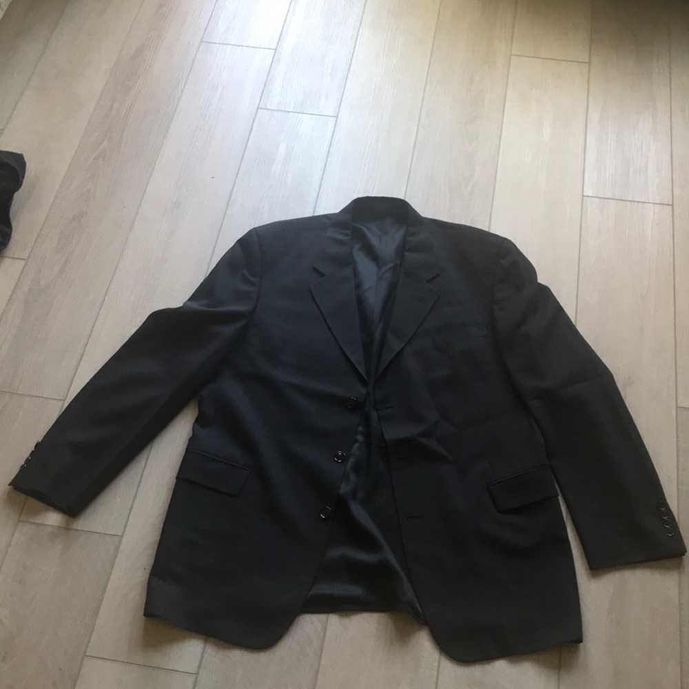 Men’s Charcoal Gray 3 button Jacket